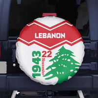 Lebanon Independence Day Spare Tire Cover Cedrus libani - Wonder Print Shop