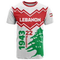 Personalized Lebanon Independence Day T Shirt Cedrus libani - Wonder Print Shop