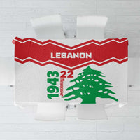 Lebanon Independence Day Tablecloth Cedrus libani - Wonder Print Shop