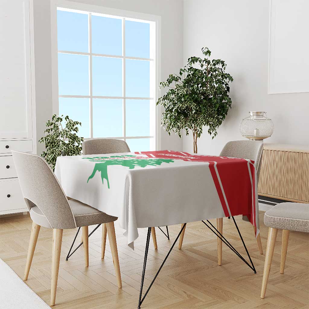 Lebanon Independence Day Tablecloth Cedrus libani - Wonder Print Shop