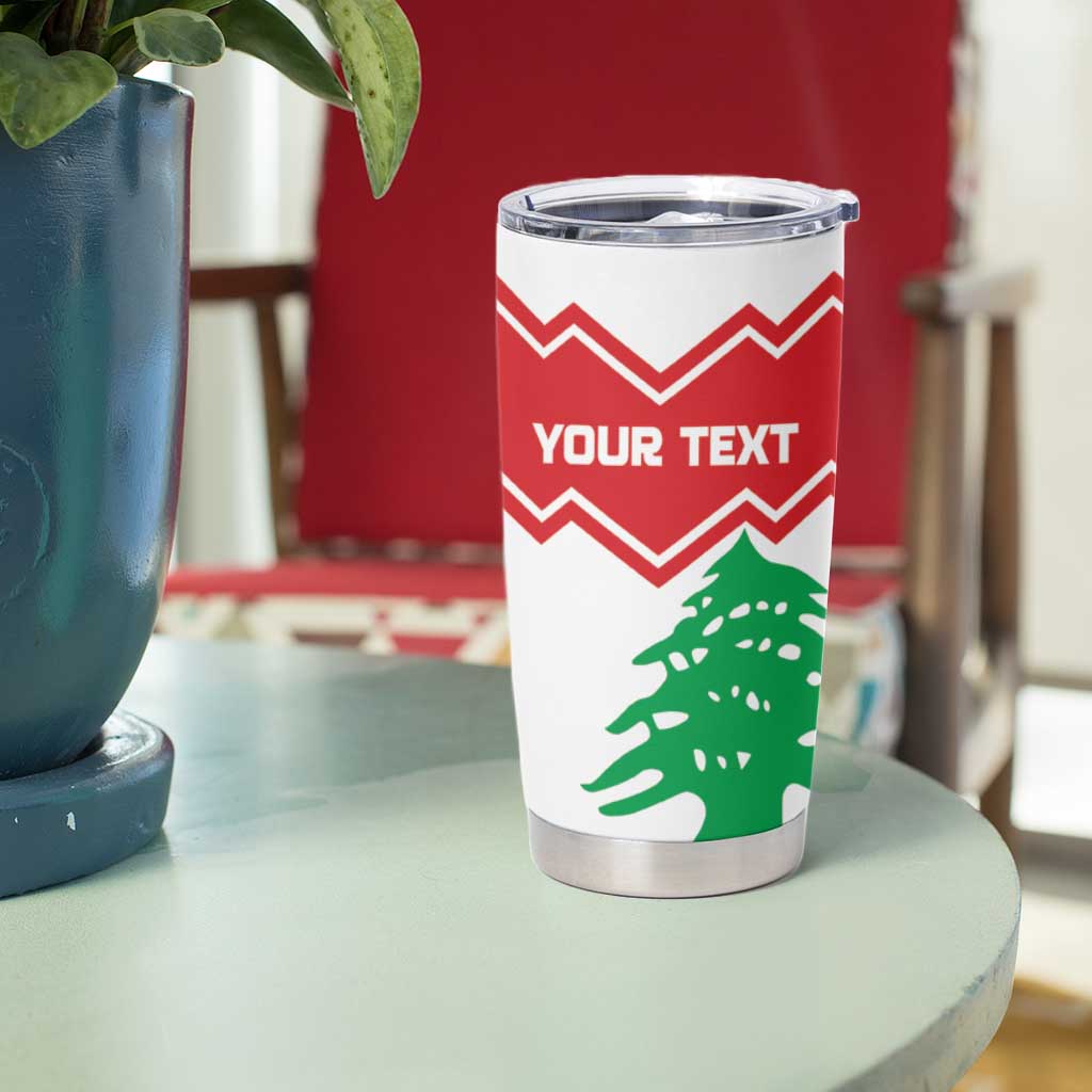 Personalized Lebanon Independence Day Tumbler Cup Cedrus libani - Wonder Print Shop