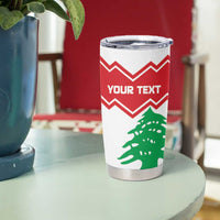Personalized Lebanon Independence Day Tumbler Cup Cedrus libani - Wonder Print Shop