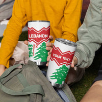 Personalized Lebanon Independence Day Tumbler Cup Cedrus libani - Wonder Print Shop