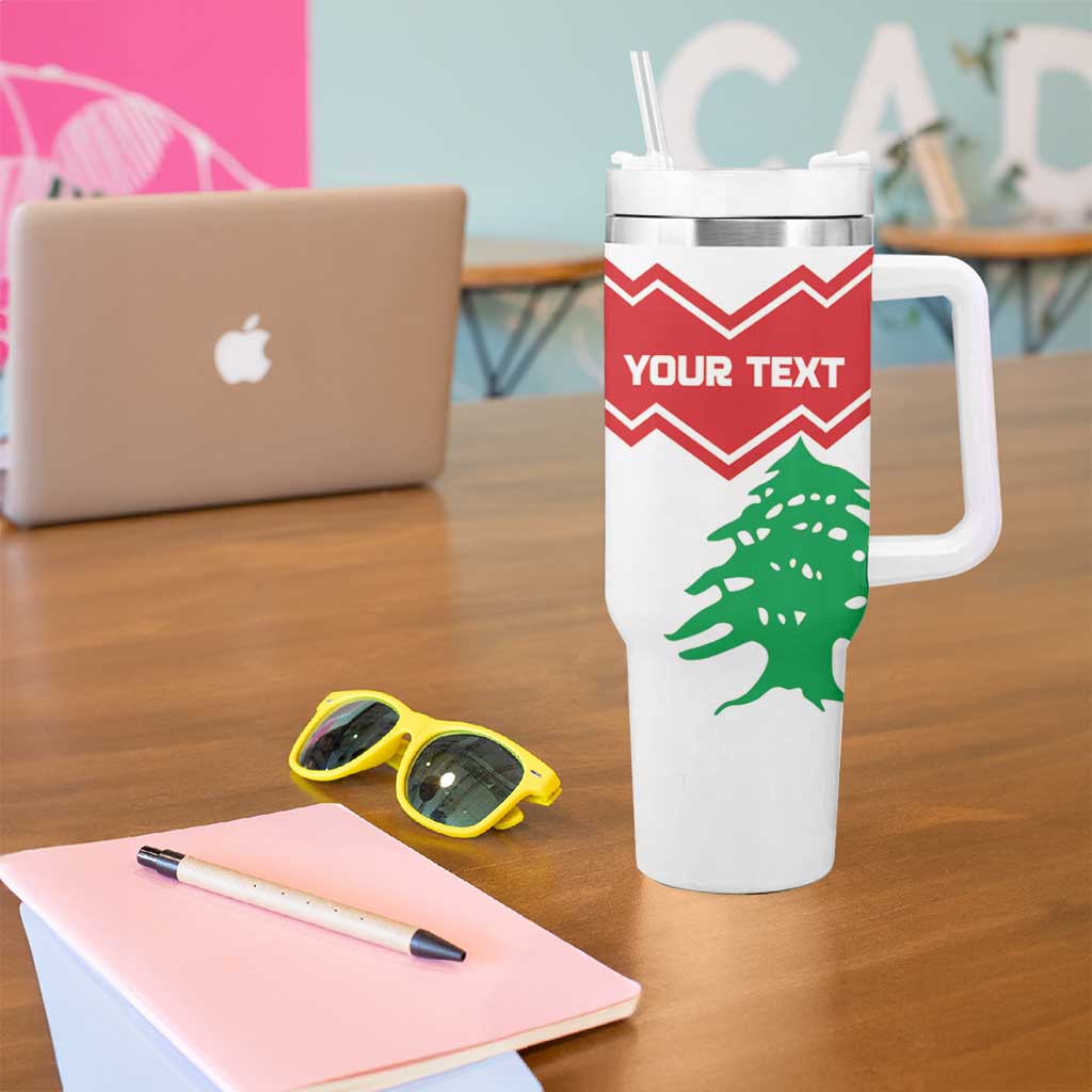 Personalized Lebanon Independence Day Tumbler With Handle Cedrus libani - Wonder Print Shop