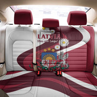 Latvia Back Car Seat Cover Dievs sveti Latviju - Wonder Print Shop