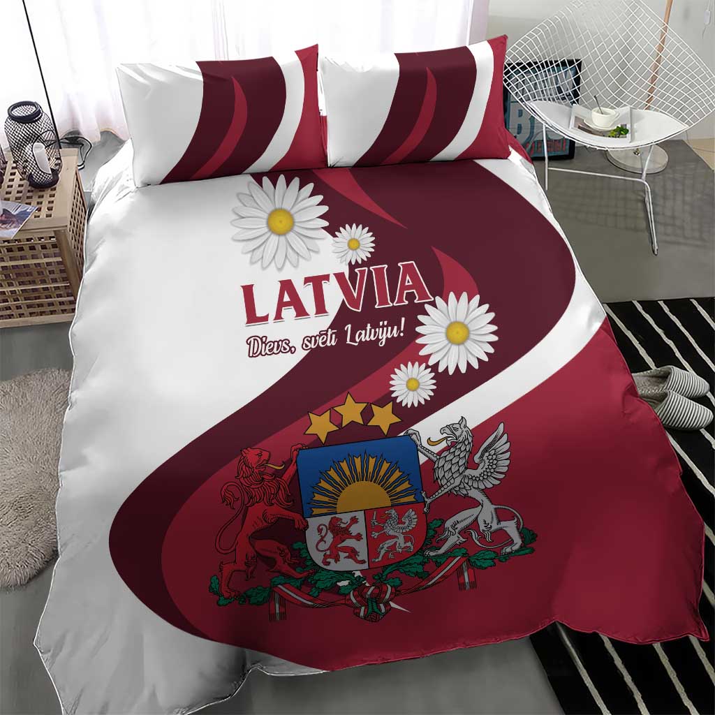 Latvia Bedding Set Dievs sveti Latviju - Wonder Print Shop
