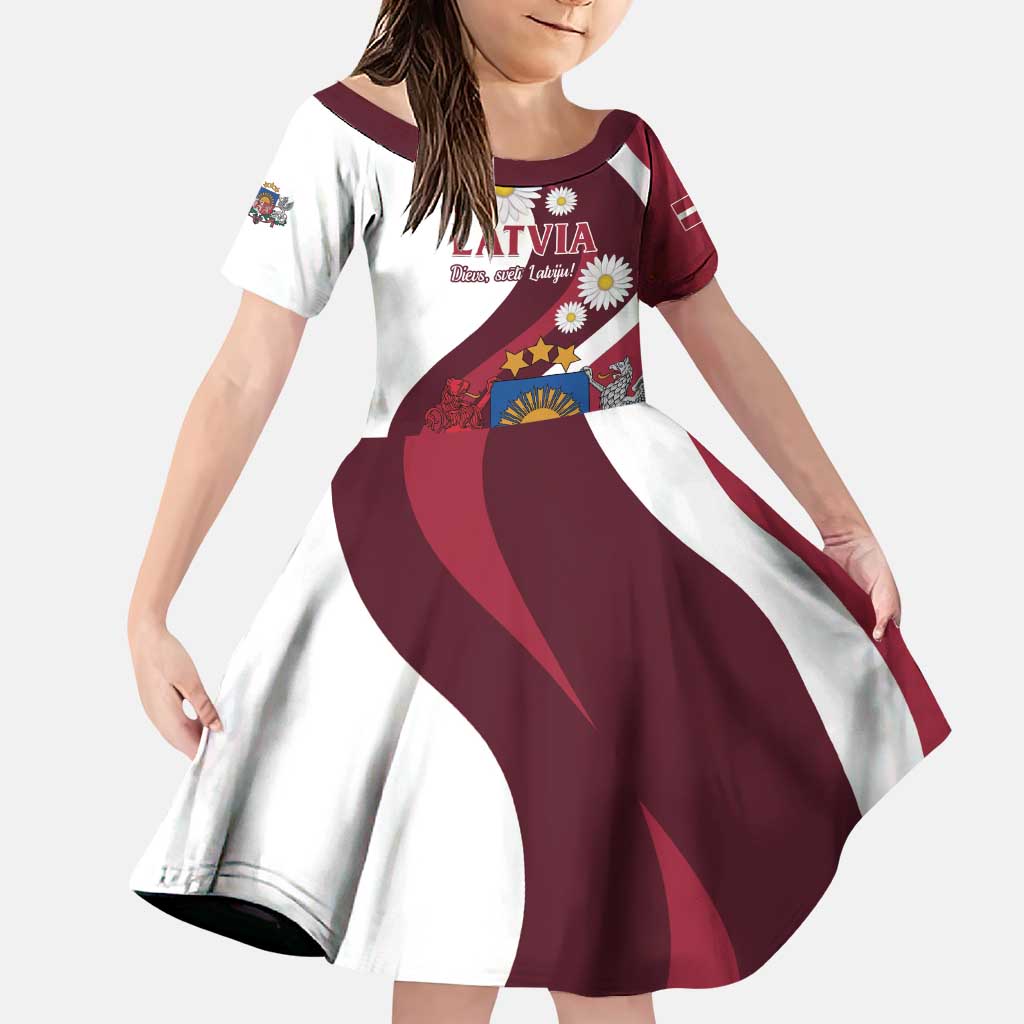 Personalized Latvia Family Matching Puletasi and Hawaiian Shirt Dievs sveti Latviju - Wonder Print Shop