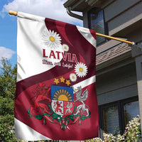 Latvia Garden Flag Dievs sveti Latviju - Wonder Print Shop