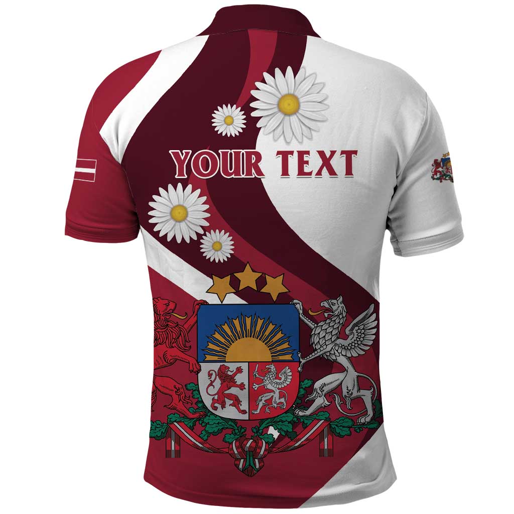 Personalized Latvia Polo Shirt Dievs sveti Latviju - Wonder Print Shop