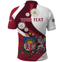 Personalized Latvia Polo Shirt Dievs sveti Latviju - Wonder Print Shop