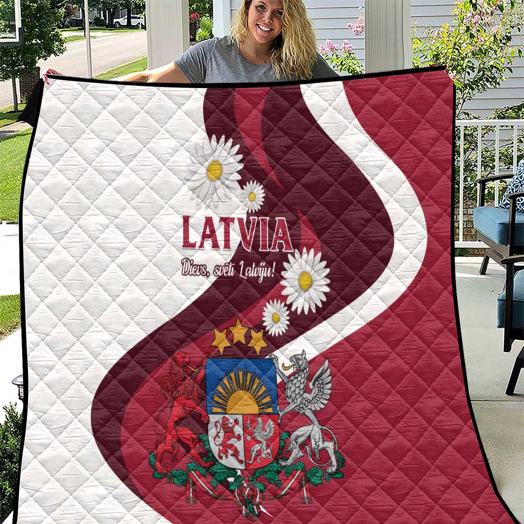 Latvia Quilt Dievs sveti Latviju - Wonder Print Shop