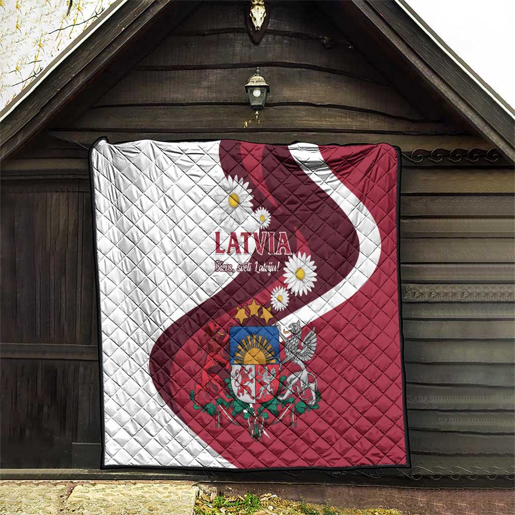 Latvia Quilt Dievs sveti Latviju - Wonder Print Shop
