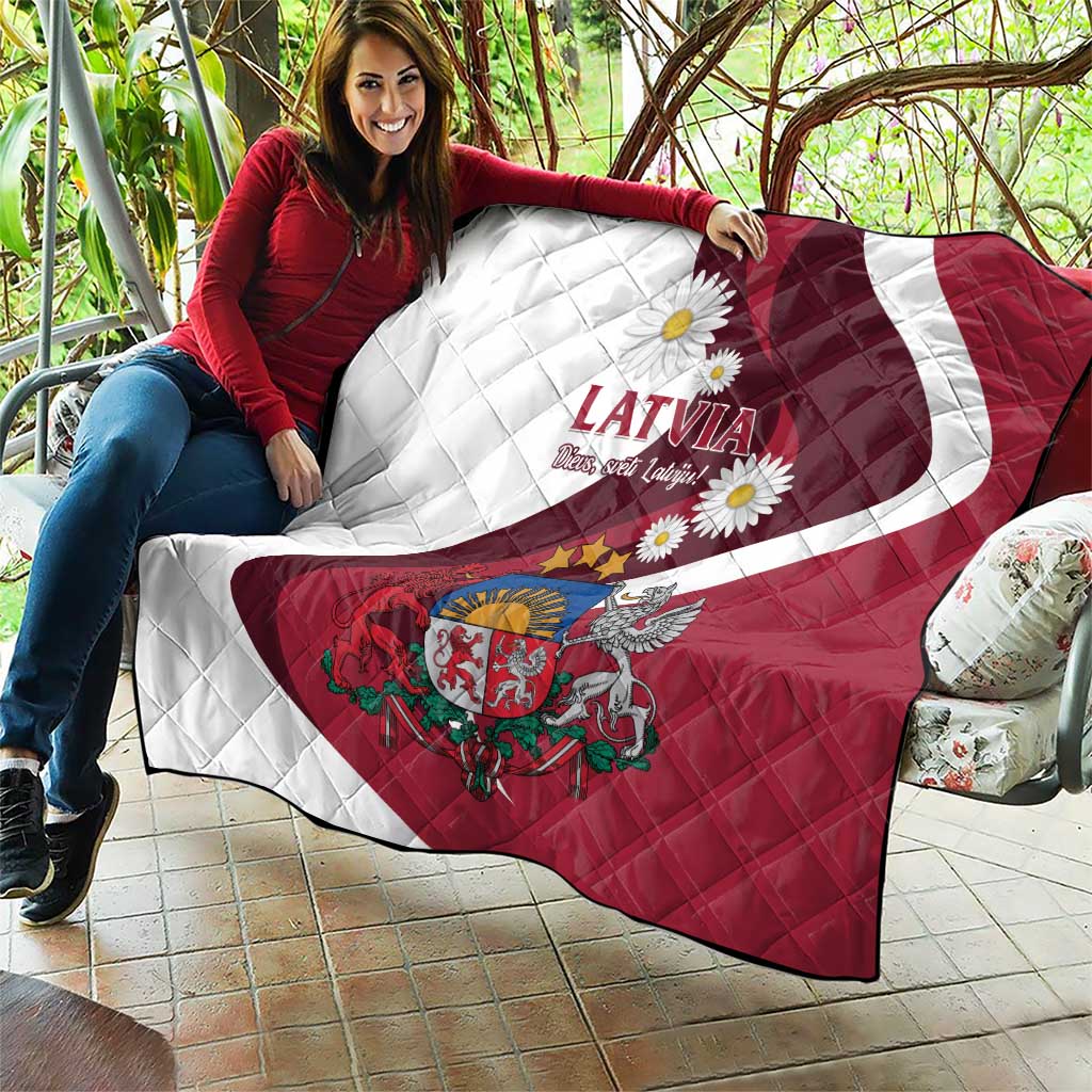Latvia Quilt Dievs sveti Latviju - Wonder Print Shop