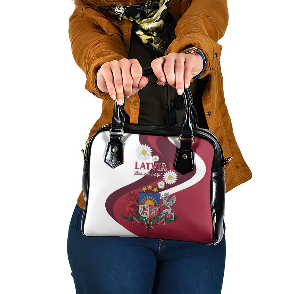 Latvia Shoulder Handbag Dievs sveti Latviju