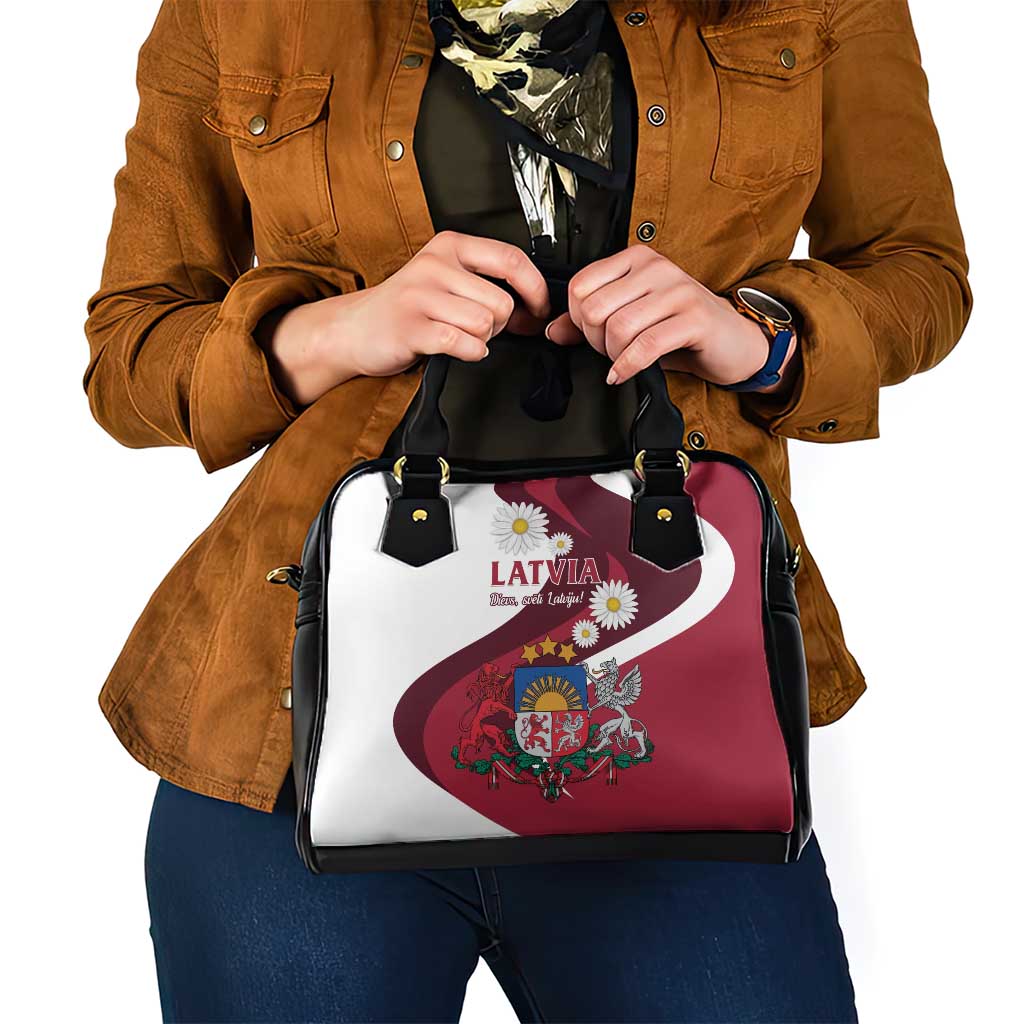Latvia Shoulder Handbag Dievs sveti Latviju