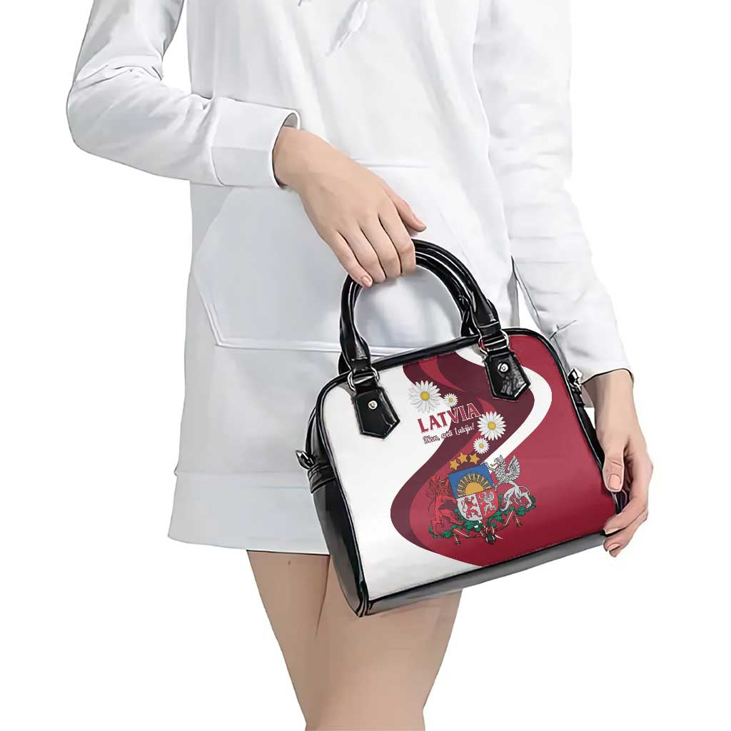 Latvia Shoulder Handbag Dievs sveti Latviju
