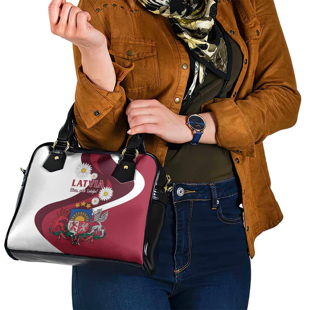 Latvia Shoulder Handbag Dievs sveti Latviju