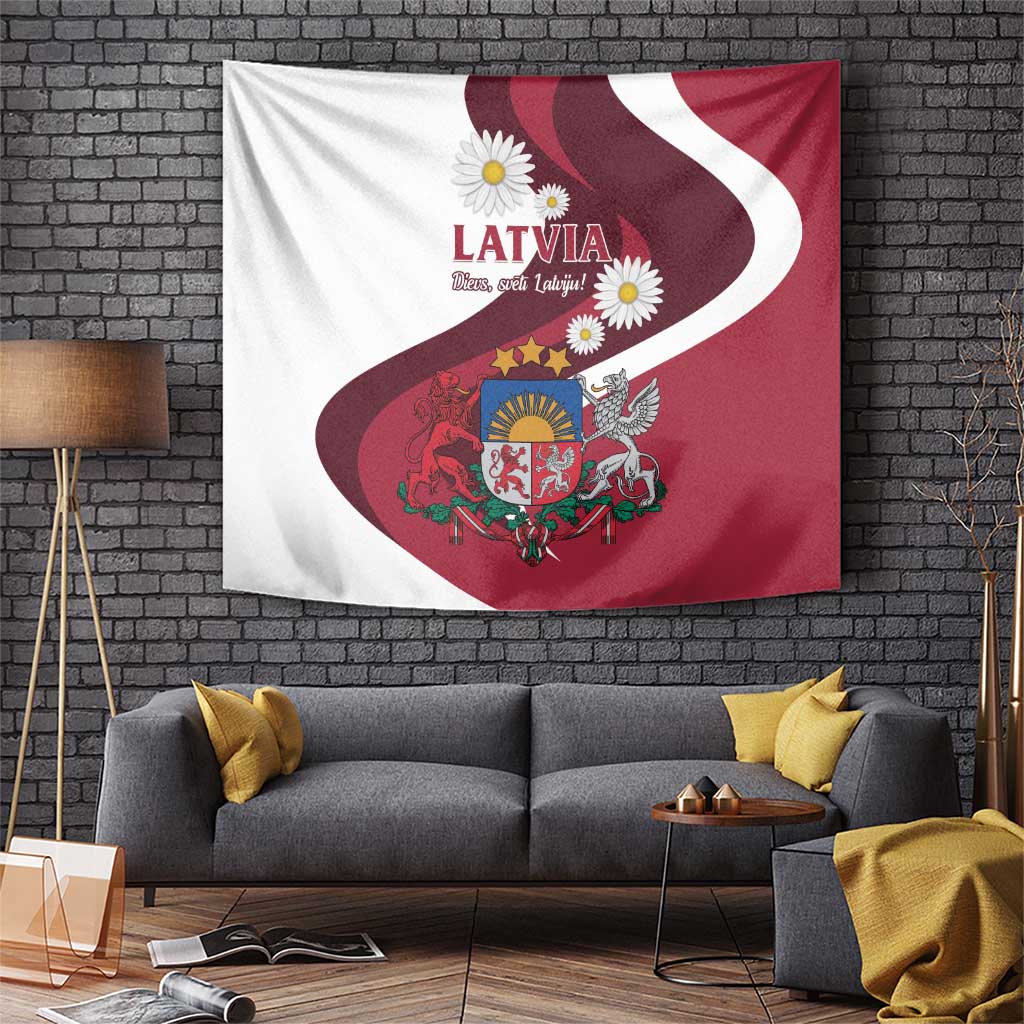 Latvia Tapestry Dievs sveti Latviju - Wonder Print Shop
