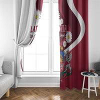 Latvia Window Curtain Dievs sveti Latviju - Wonder Print Shop