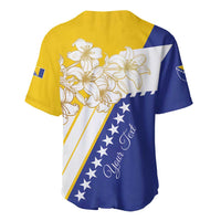 Personalized Bosnia and Herzegovina Baseball Jersey Stars With Golden Lily - Wonder Print Shop