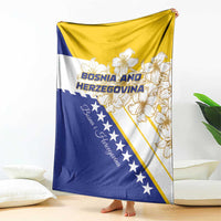 Bosnia and Herzegovina Blanket Stars With Golden Lily