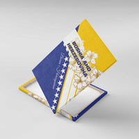 Bosnia and Herzegovina Canvas Wall Art Stars With Golden Lily - Wonder Print Shop