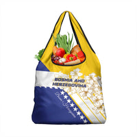 Bosnia and Herzegovina Grocery Bag Stars With Golden Lily