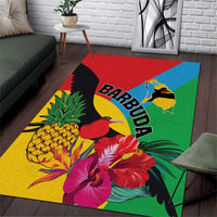 Barbuda Area Rug Frigate Bird Tropical Style
