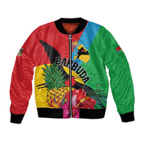 Personalised Barbuda Bomber Jacket Frigate Bird Tropical Style