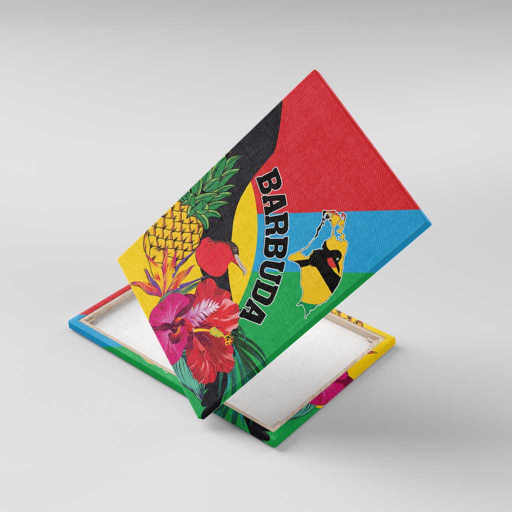 Barbuda Canvas Wall Art Frigate Bird Tropical Style
