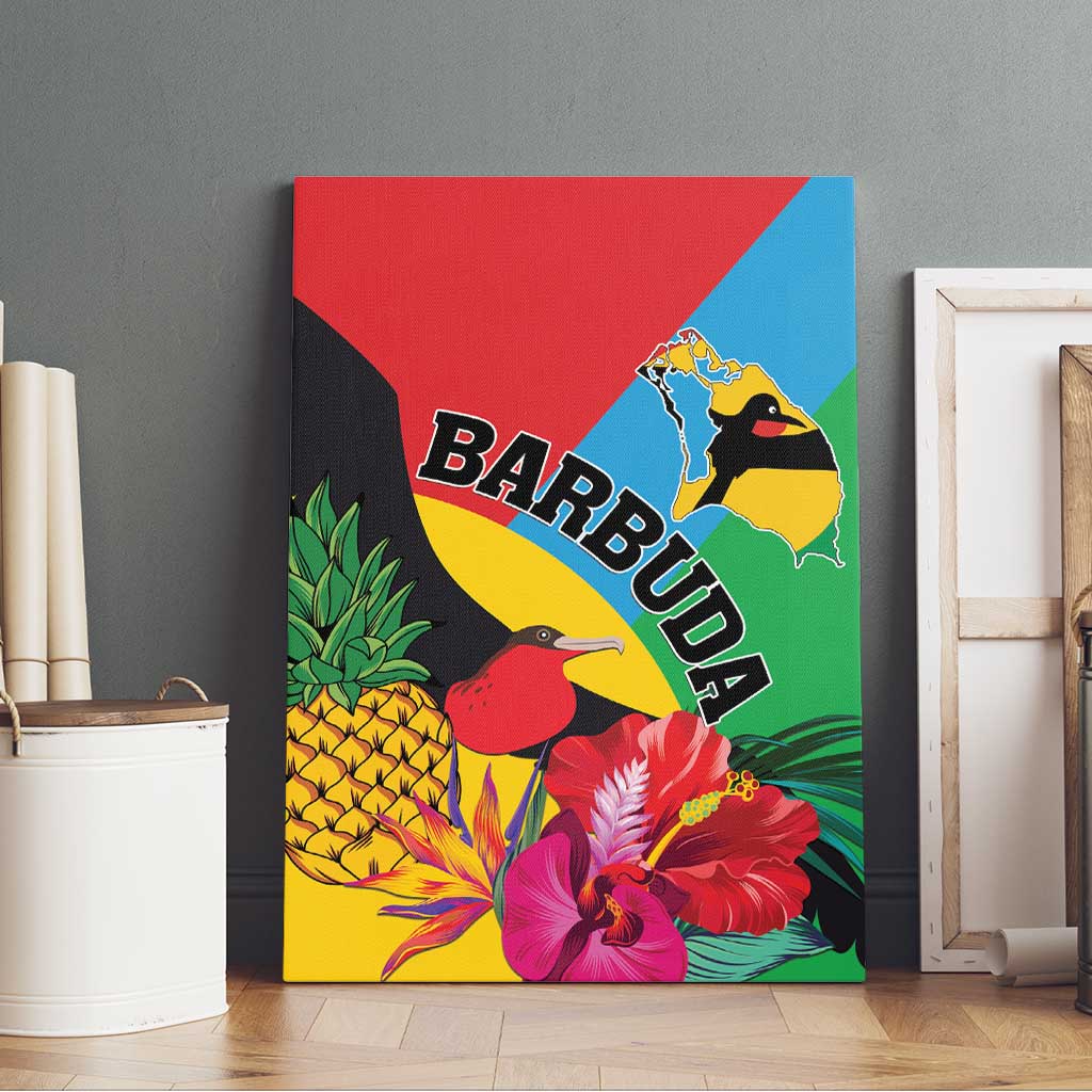 Barbuda Canvas Wall Art Frigate Bird Tropical Style