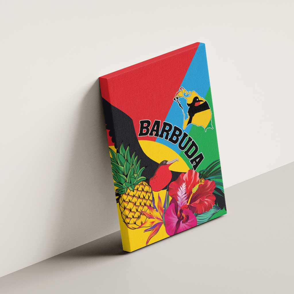 Barbuda Canvas Wall Art Frigate Bird Tropical Style