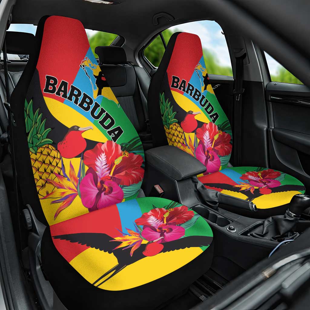 Barbuda Car Seat Cover Frigate Bird Tropical Style
