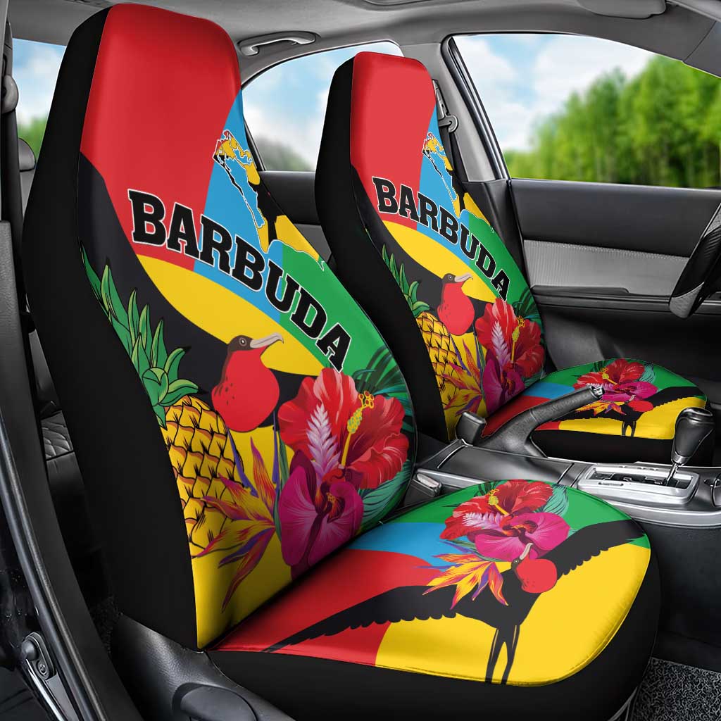 Barbuda Car Seat Cover Frigate Bird Tropical Style