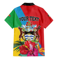 Personalised Barbuda Family Matching Mermaid Dress and Hawaiian Shirt Frigate Bird Tropical Style