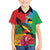 Personalised Barbuda Family Matching Off The Shoulder Long Sleeve Dress and Hawaiian Shirt Frigate Bird Tropical Style
