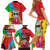 Personalised Barbuda Family Matching Short Sleeve Bodycon Dress and Hawaiian Shirt Frigate Bird Tropical Style - Wonder Print Shop