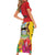 Personalised Barbuda Family Matching Short Sleeve Bodycon Dress and Hawaiian Shirt Frigate Bird Tropical Style - Wonder Print Shop