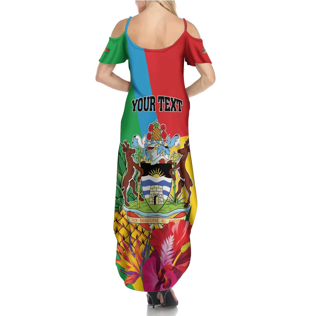 Personalised Barbuda Family Matching Summer Maxi Dress and Hawaiian Shirt Frigate Bird Tropical Style - Wonder Print Shop