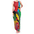 Personalised Barbuda Family Matching Tank Maxi Dress and Hawaiian Shirt Frigate Bird Tropical Style - Wonder Print Shop