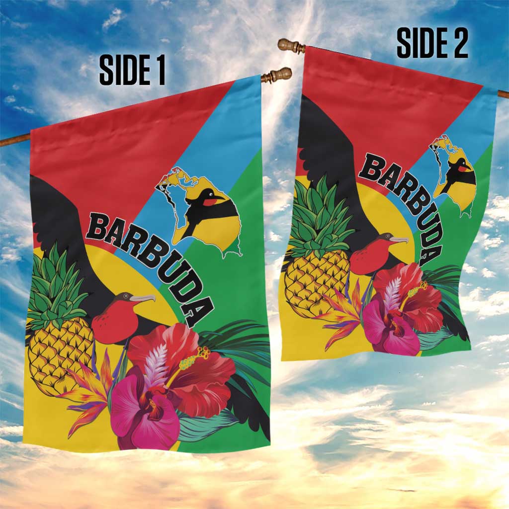Barbuda Garden Flag Frigate Bird Tropical Style - Wonder Print Shop