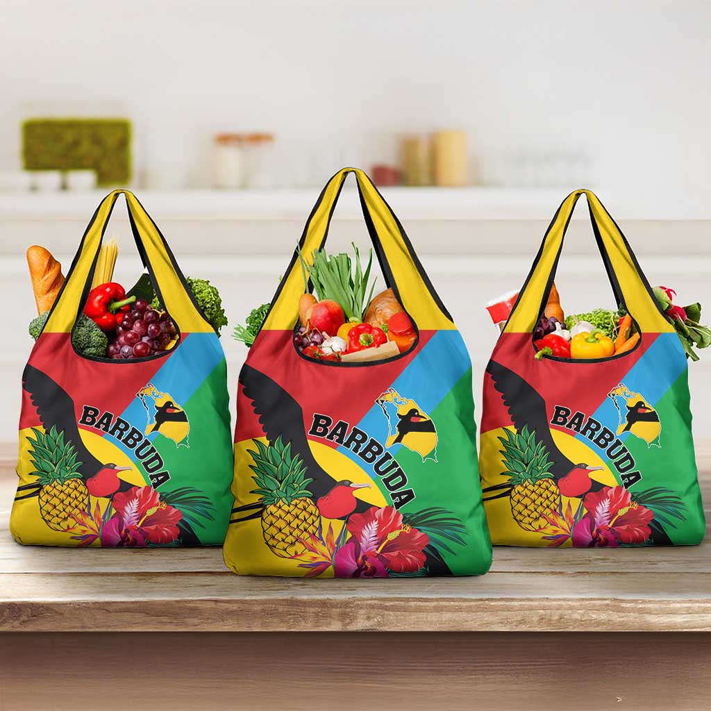 Barbuda Grocery Bag Frigate Bird Tropical Style