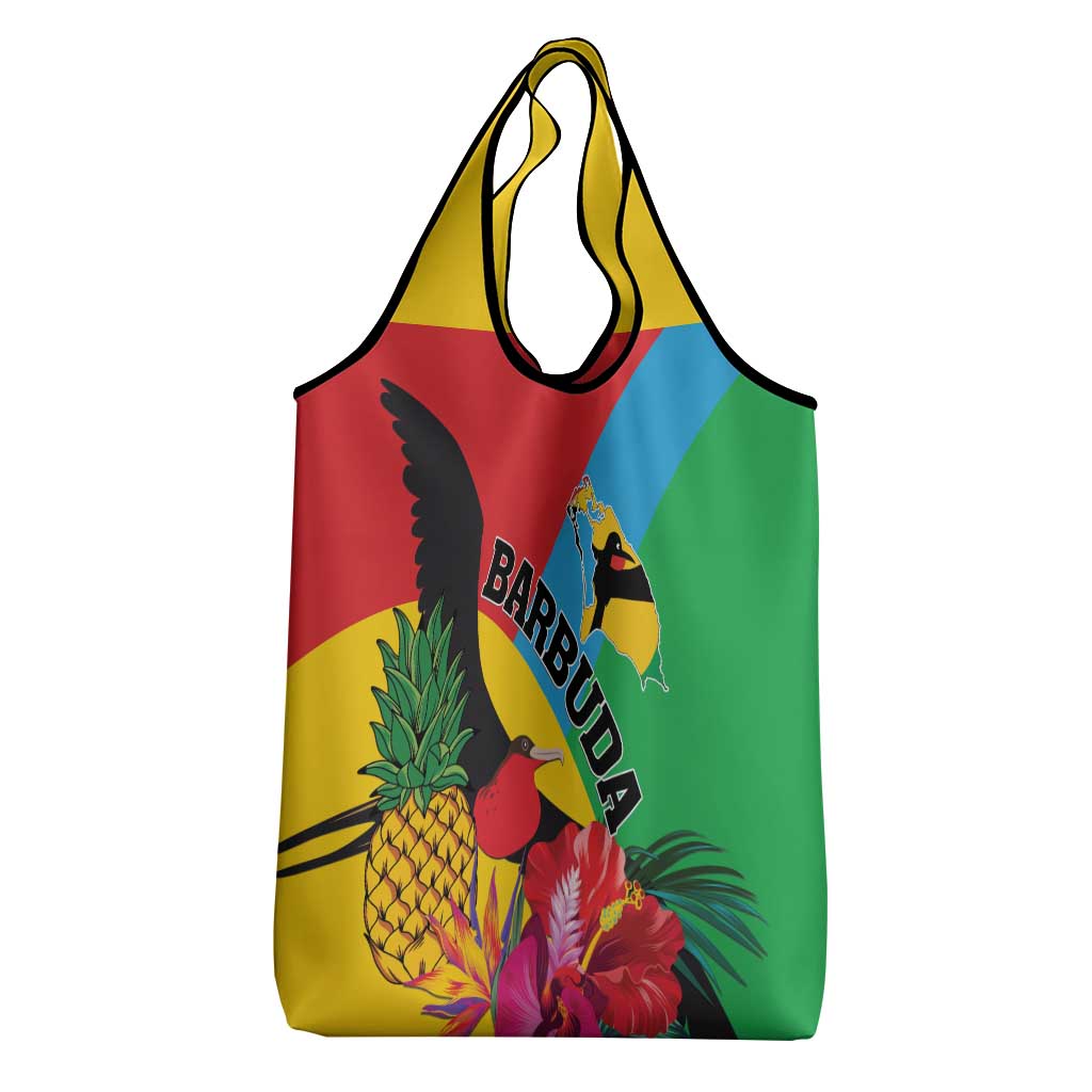 Barbuda Grocery Bag Frigate Bird Tropical Style