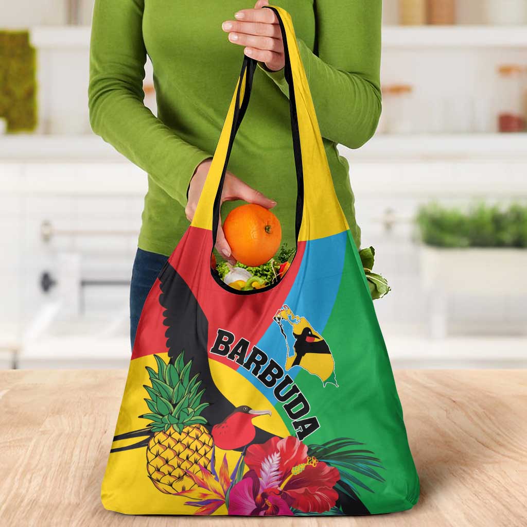 Barbuda Grocery Bag Frigate Bird Tropical Style