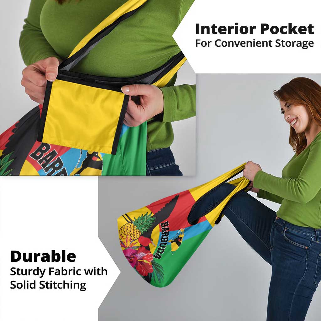 Barbuda Grocery Bag Frigate Bird Tropical Style