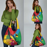 Barbuda Grocery Bag Frigate Bird Tropical Style