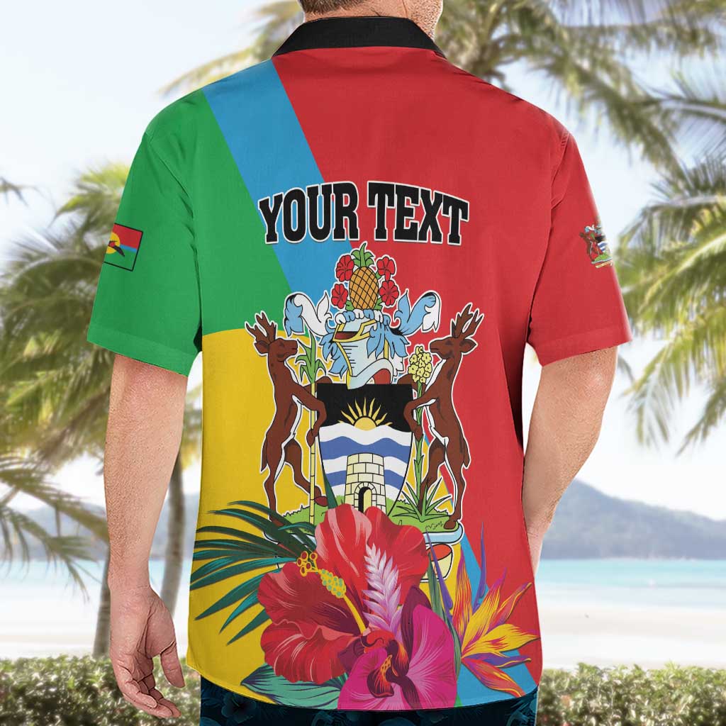 Personalised Barbuda Hawaiian Shirt Frigate Bird Tropical Style - Wonder Print Shop