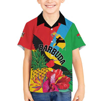 Personalised Barbuda Hawaiian Shirt Frigate Bird Tropical Style - Wonder Print Shop