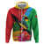 Personalised Barbuda Hoodie Frigate Bird Tropical Style - Wonder Print Shop