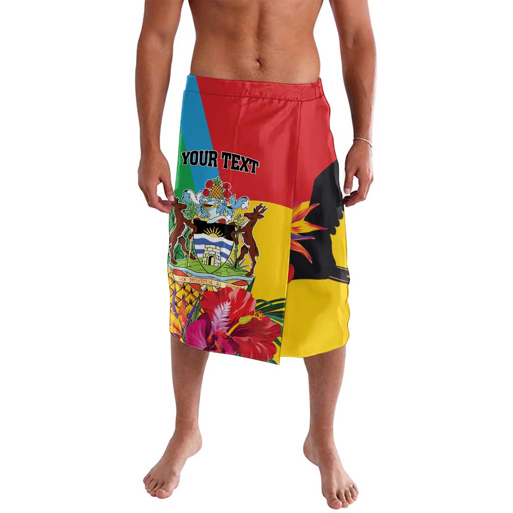 Personalised Barbuda Lavalava Frigate Bird Tropical Style - Wonder Print Shop